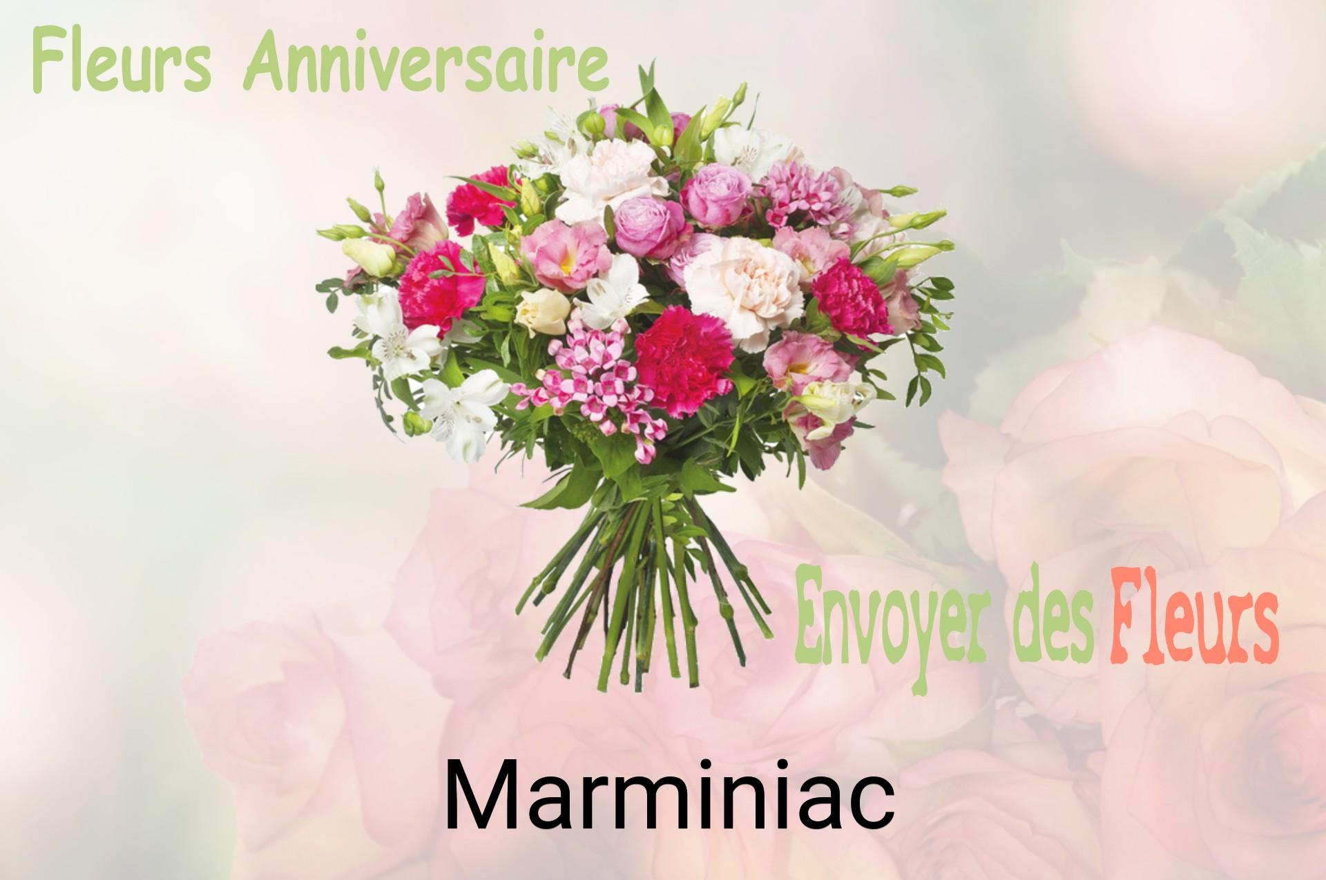 Bouquet de fleurs d’anniversaire livré à Marminiac