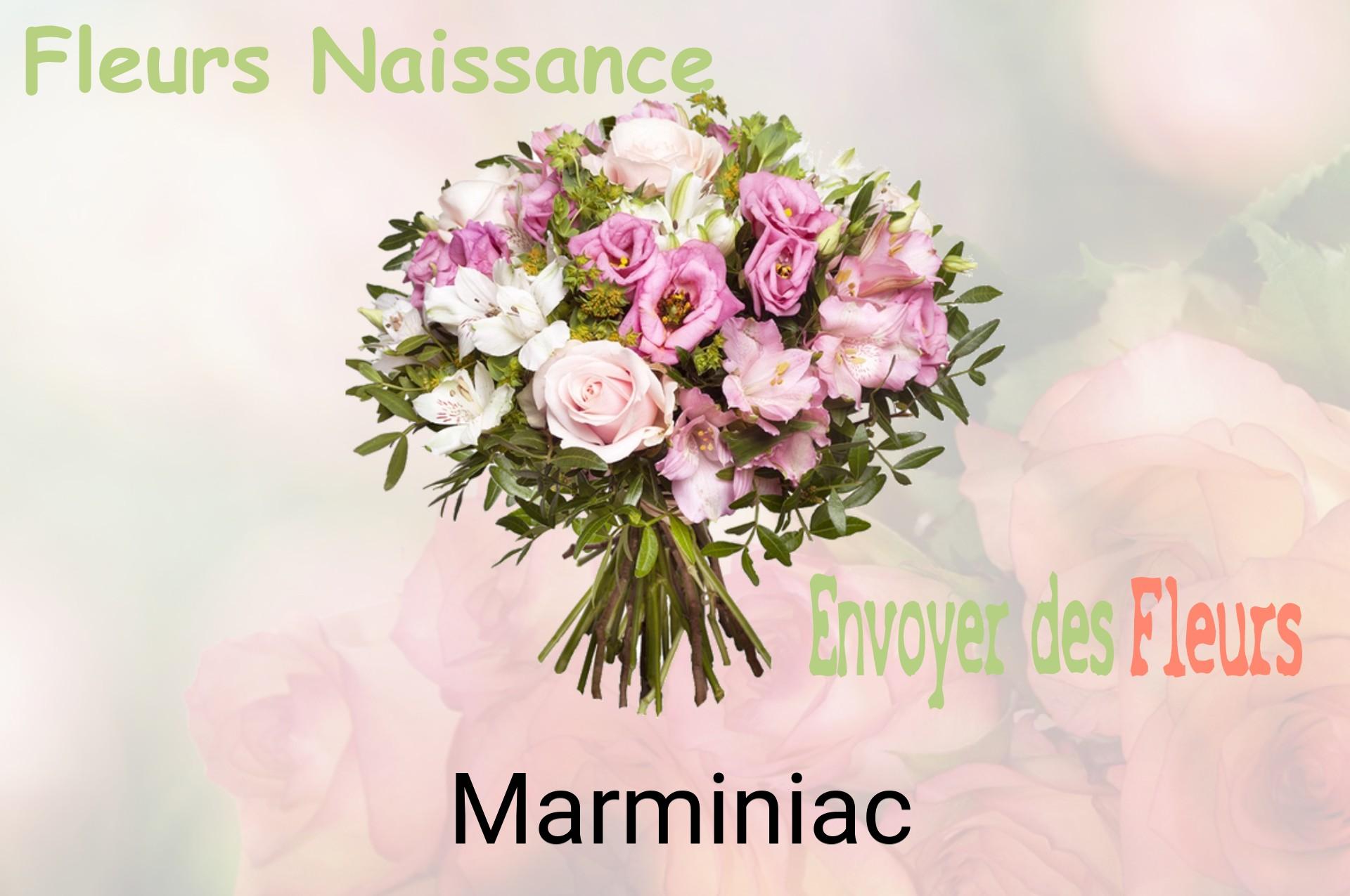 Bouquet de fleurs de naissance livré à Marminiac